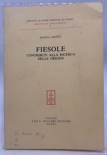 Fiesole contributi alla - fiesole:,